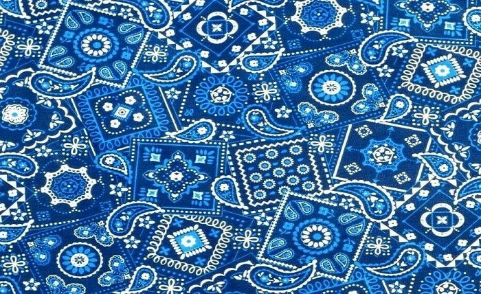 blue bandana